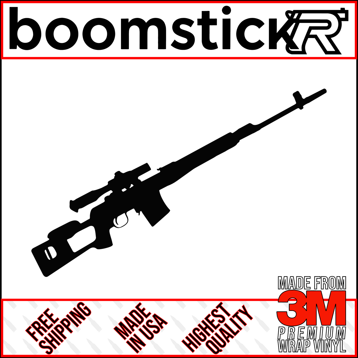 STV dragunov Premium Vinyl Decal Sticker