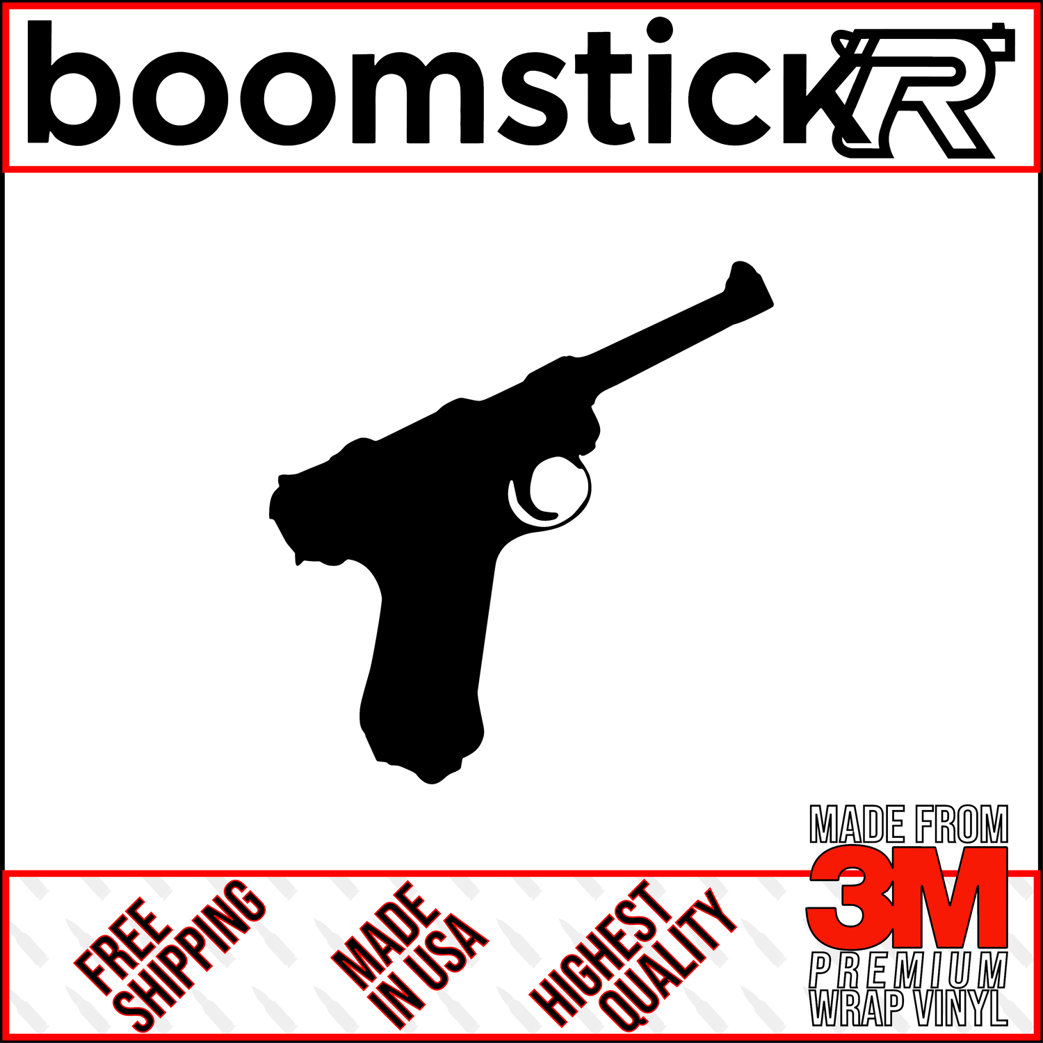 Luger Premium Vinyl Decal Sticker