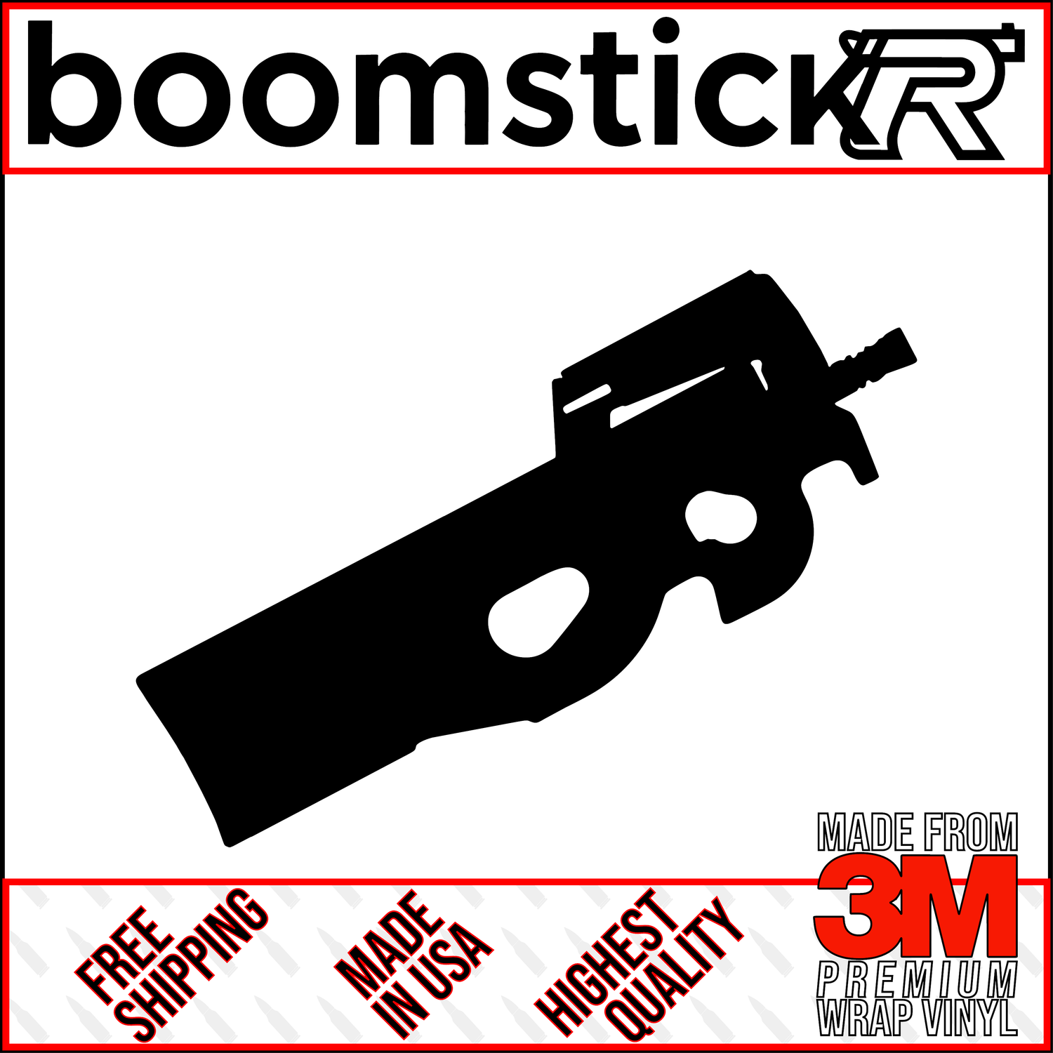 FN P90 Premium Vinyl Decal Sticker