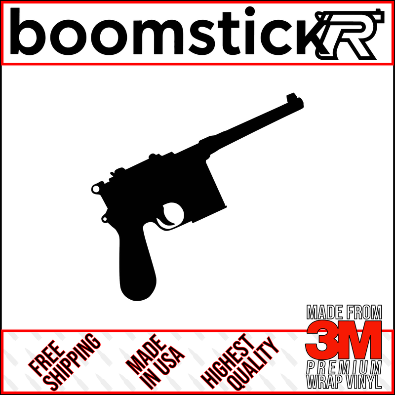 Mauser C96 Premium Vinyl Decal Sticker