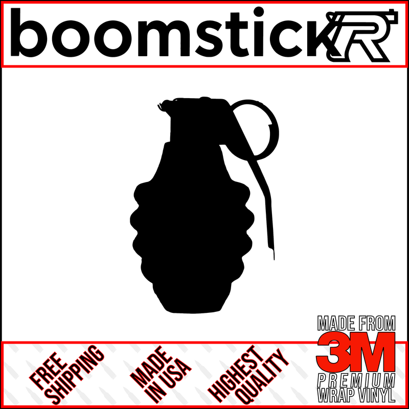 Mk-2 Grenade Premium Vinyl Decal Sticker