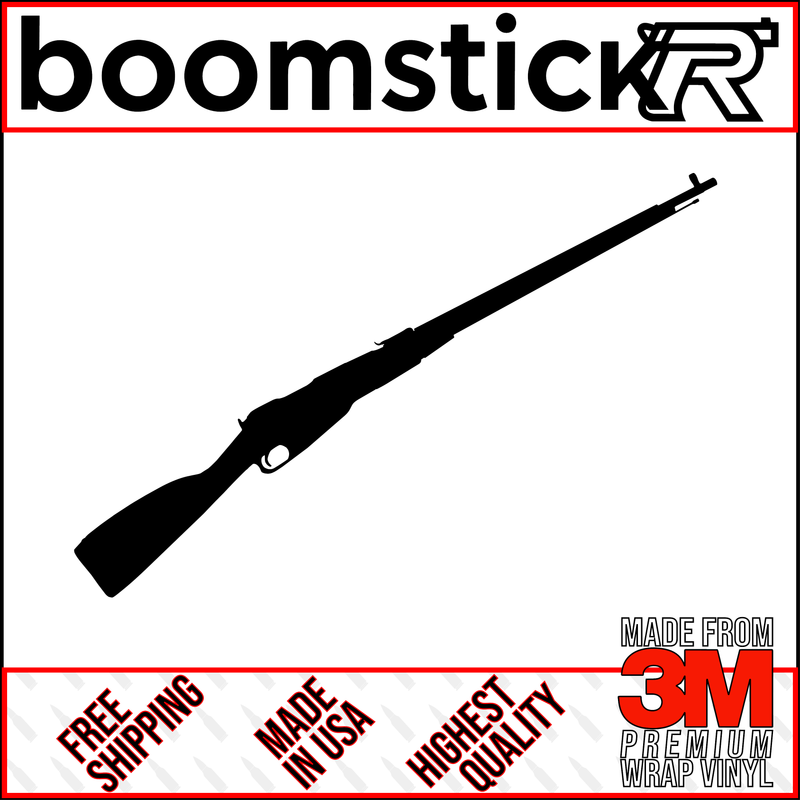 Mosin-Nagant Premium Vinyl Decal Sticker