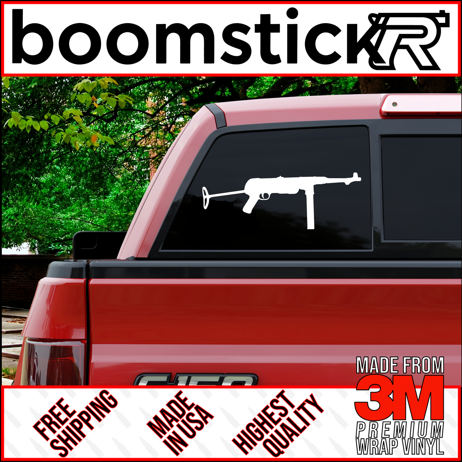 MP-40 Premium Vinyl Decal Sticker