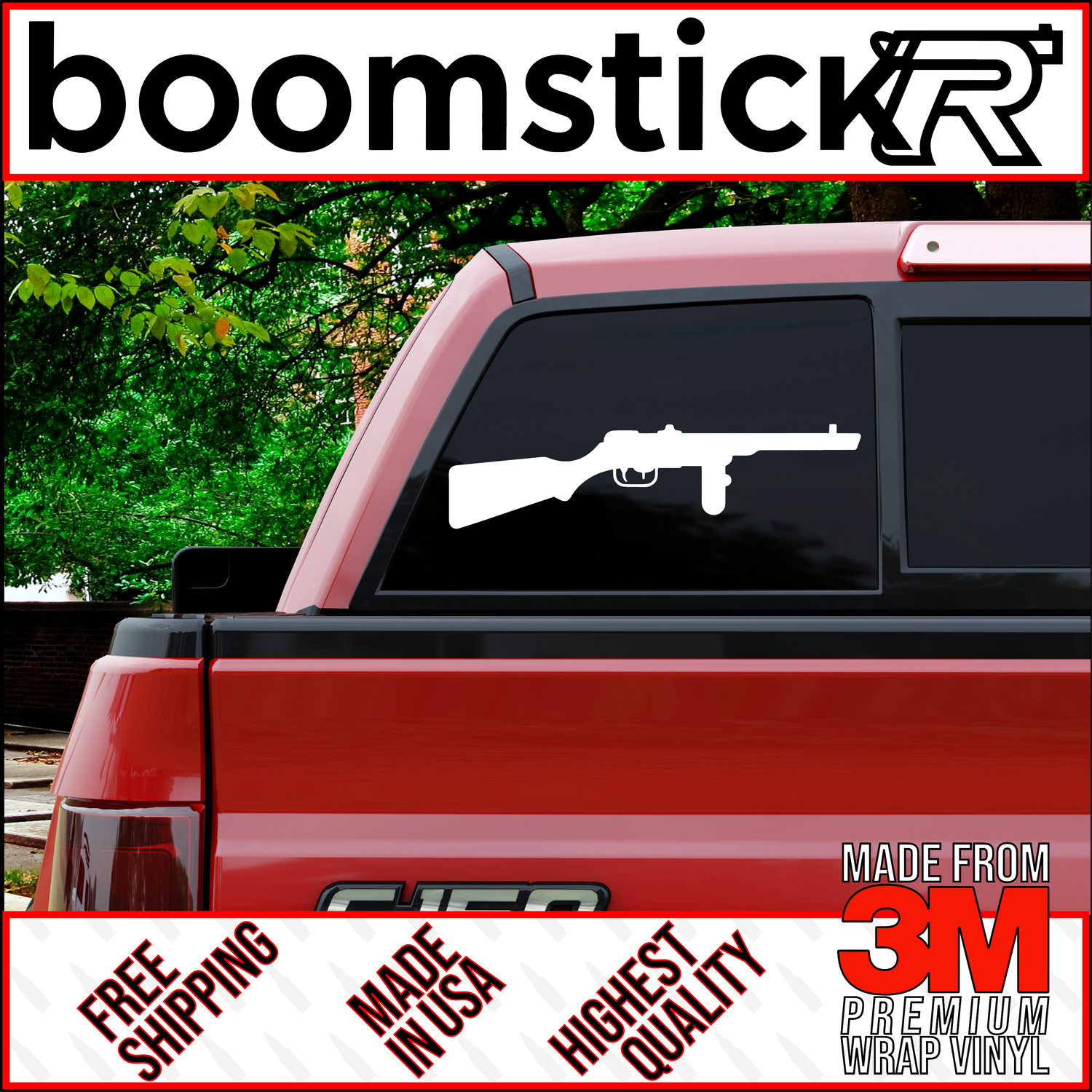 PPSh-41 Premium Vinyl Decal Sticker