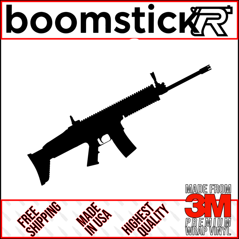 FN Scar Premium Vinyl Decal Sticker