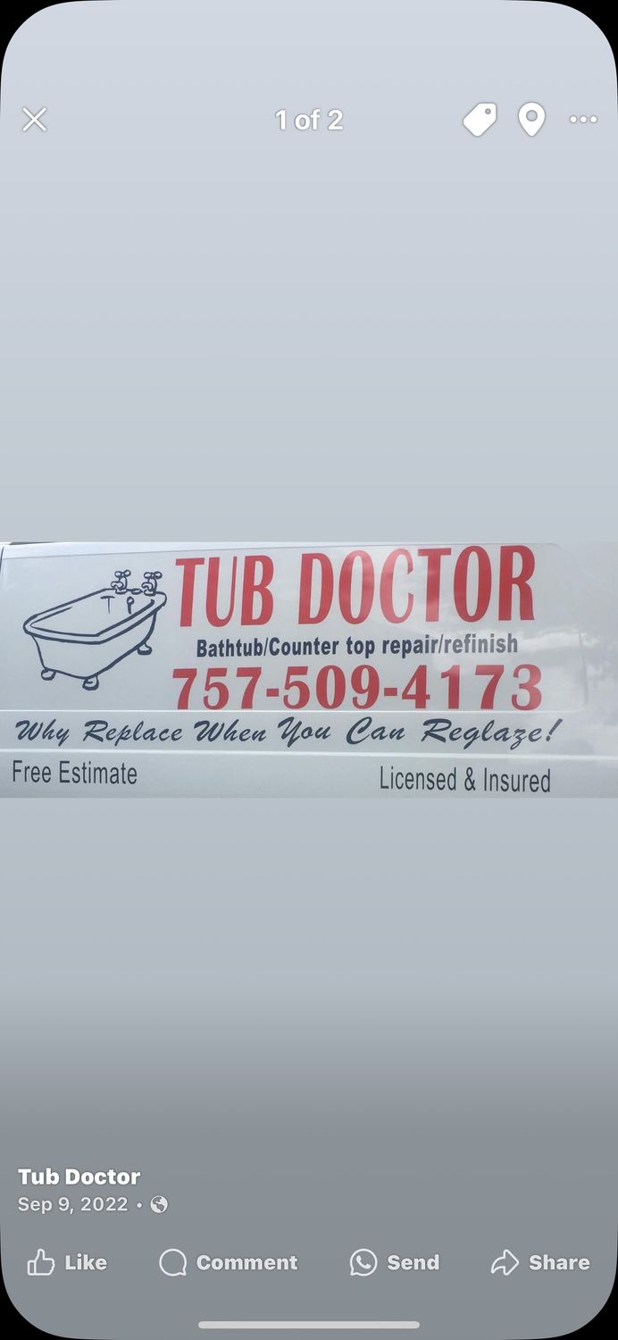 Tub Doctor Van Lettering Package