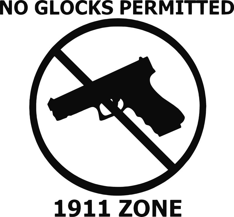 1911 Zone Premium Vinyl Decal Sticker