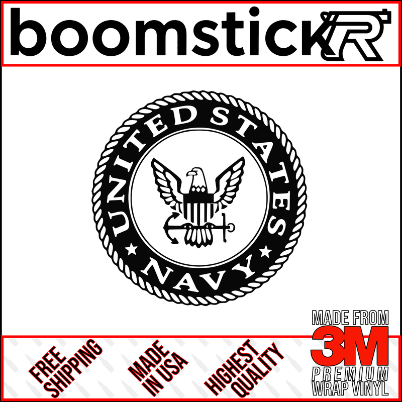 U.S. Navy Logo Premium Vinyl Decal Sticker