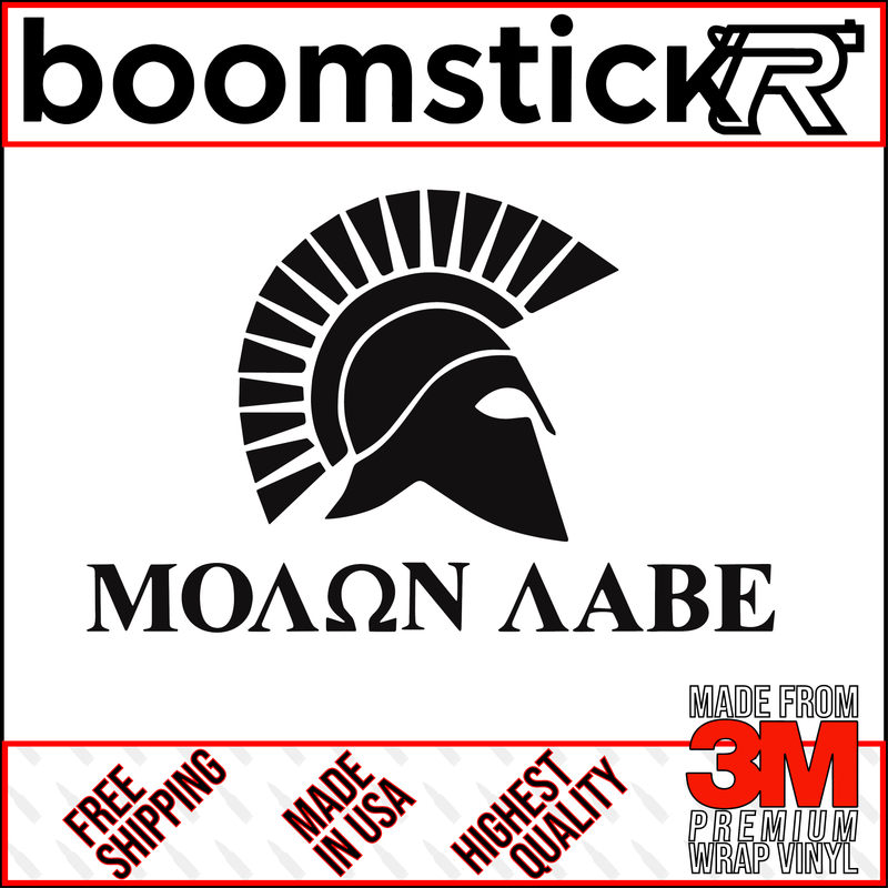 Molon Labe - Spartan Premium Vinyl Decal Sticker