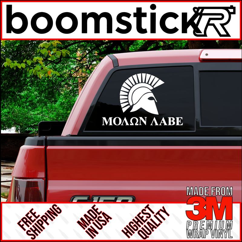 Molon Labe - Spartan Premium Vinyl Decal Sticker