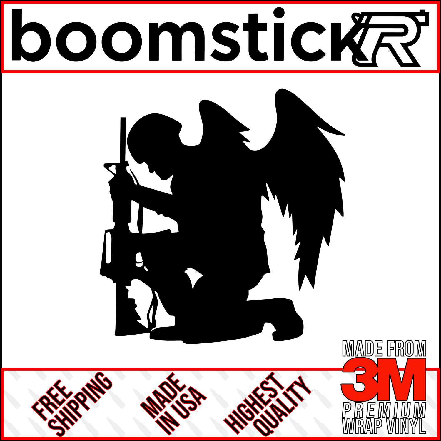 Fallen Solider Angel Premium Vinyl Decal Sticker