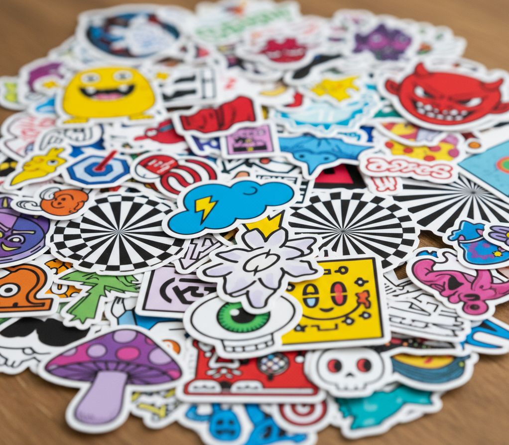 Contour Cut Vinyl Weatherproof Stickers