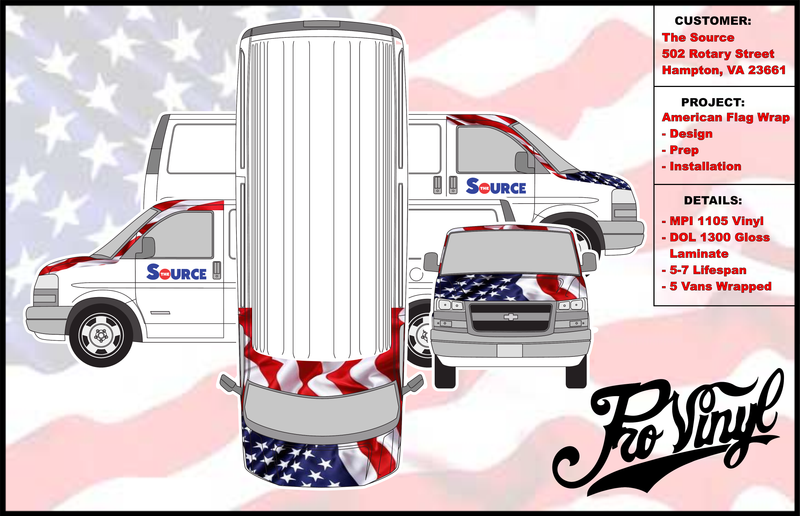 The Source Van Partial Wrap Project