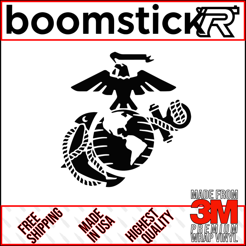 U.S. Marine Corps Logo Premium Vinyl Decal Sticker