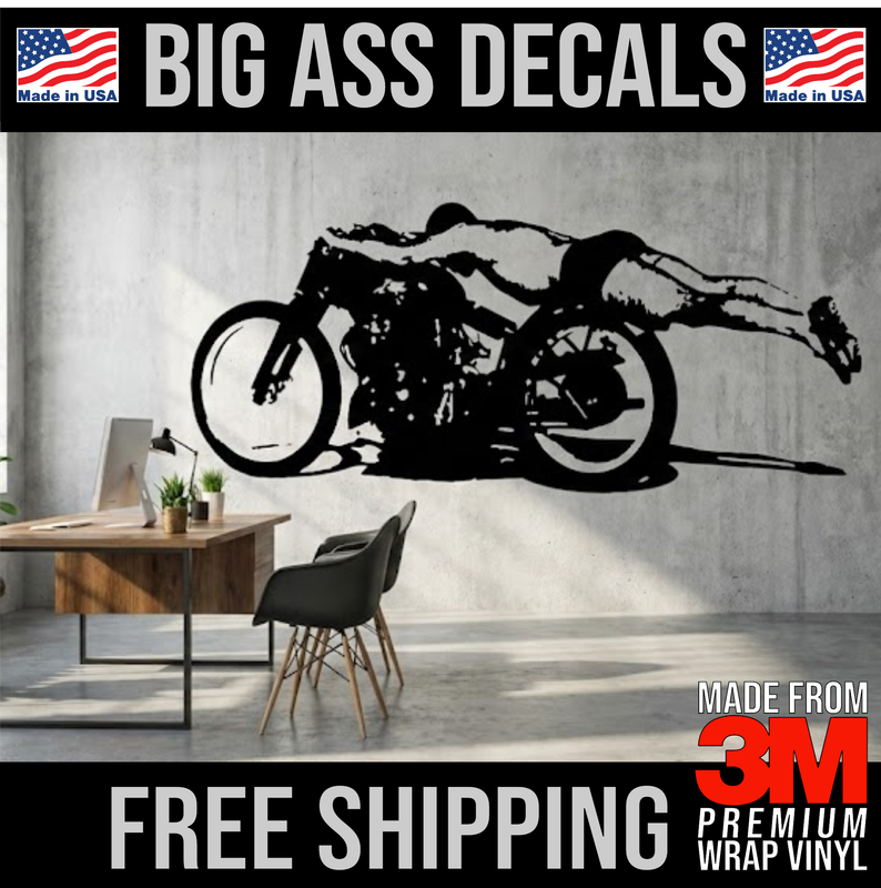 Rollie Free Wall Art - Bonneville Salt Flats Land Speed - Premium Oversized Vinyl Decal