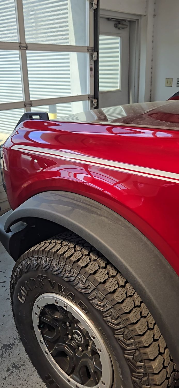 Bronco Vinyl Stripe Install for Southern Ford