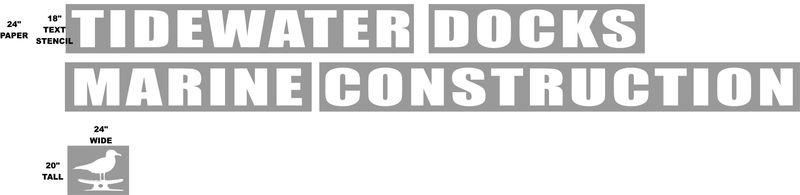 Tidewater Docks Lettering Project