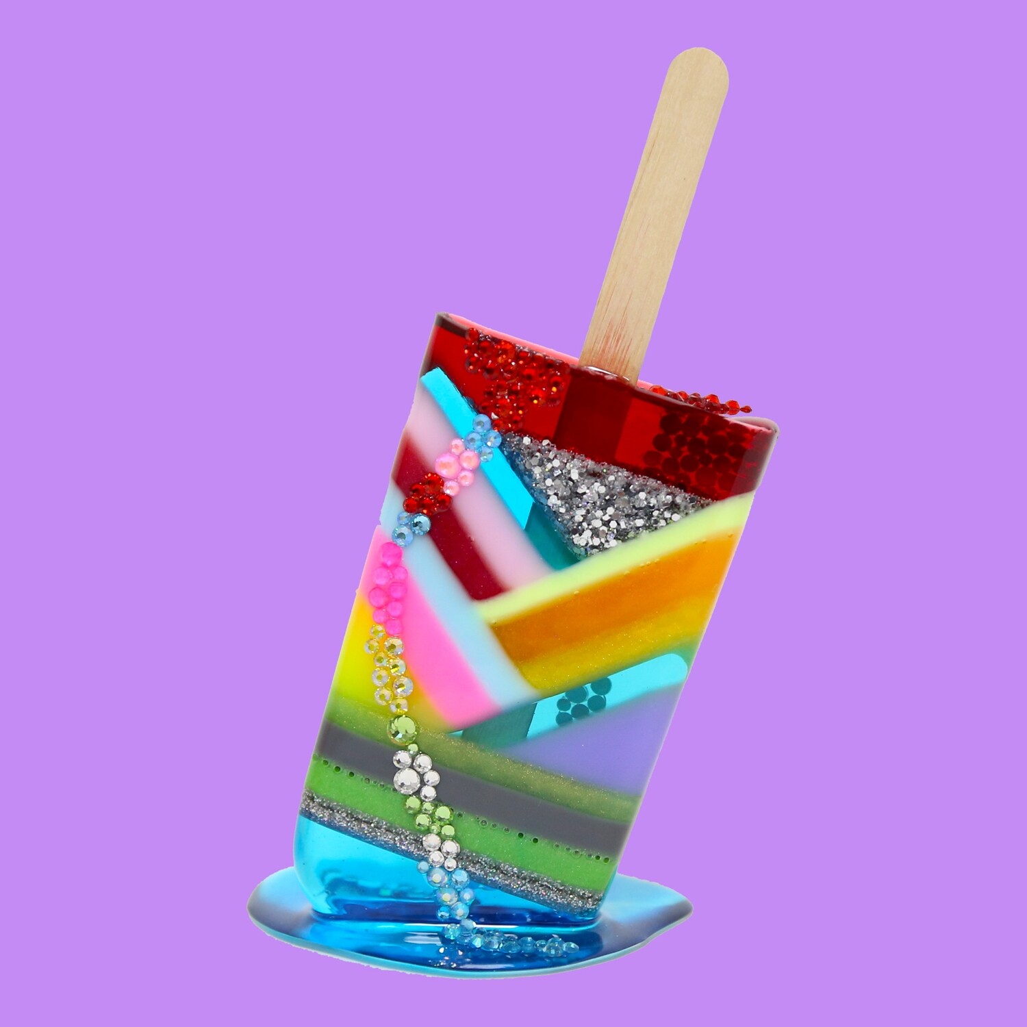 Melting Popsicle Art - Pop Star