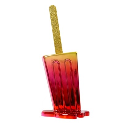 Melting Popsicle Art - Sunset Chrome Pop - Original Melting Pops