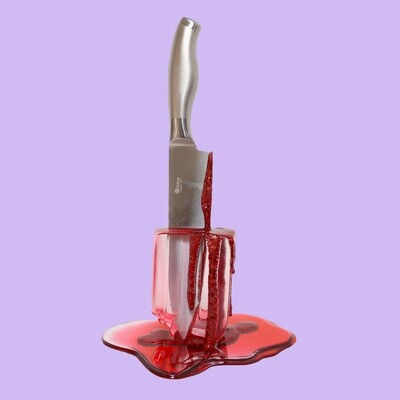 Melting Popsicle Art - Bigger Knifesicle - Original Melting Pops