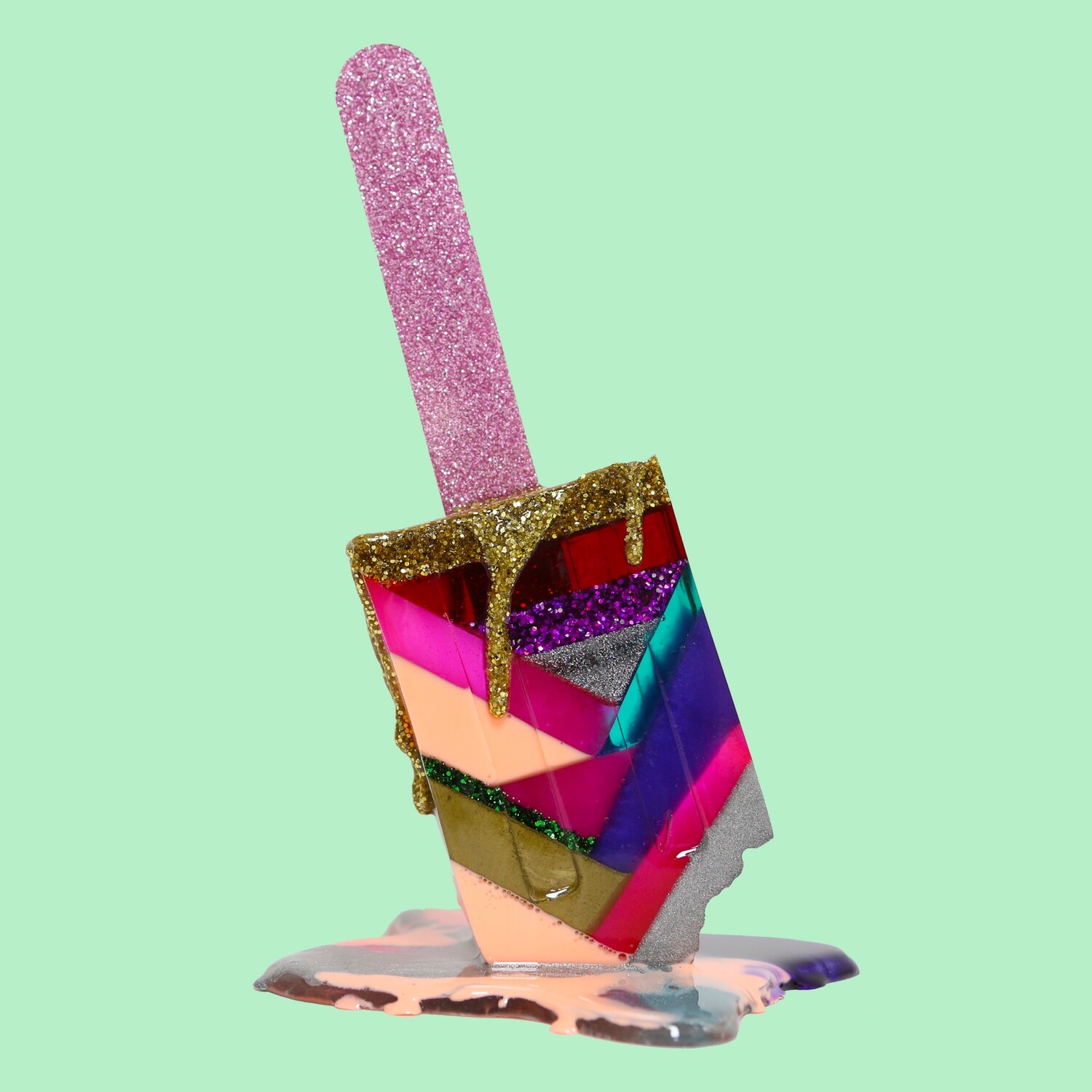 Melting Popsicle Art - Bigger Fresh - Original Melting Pops