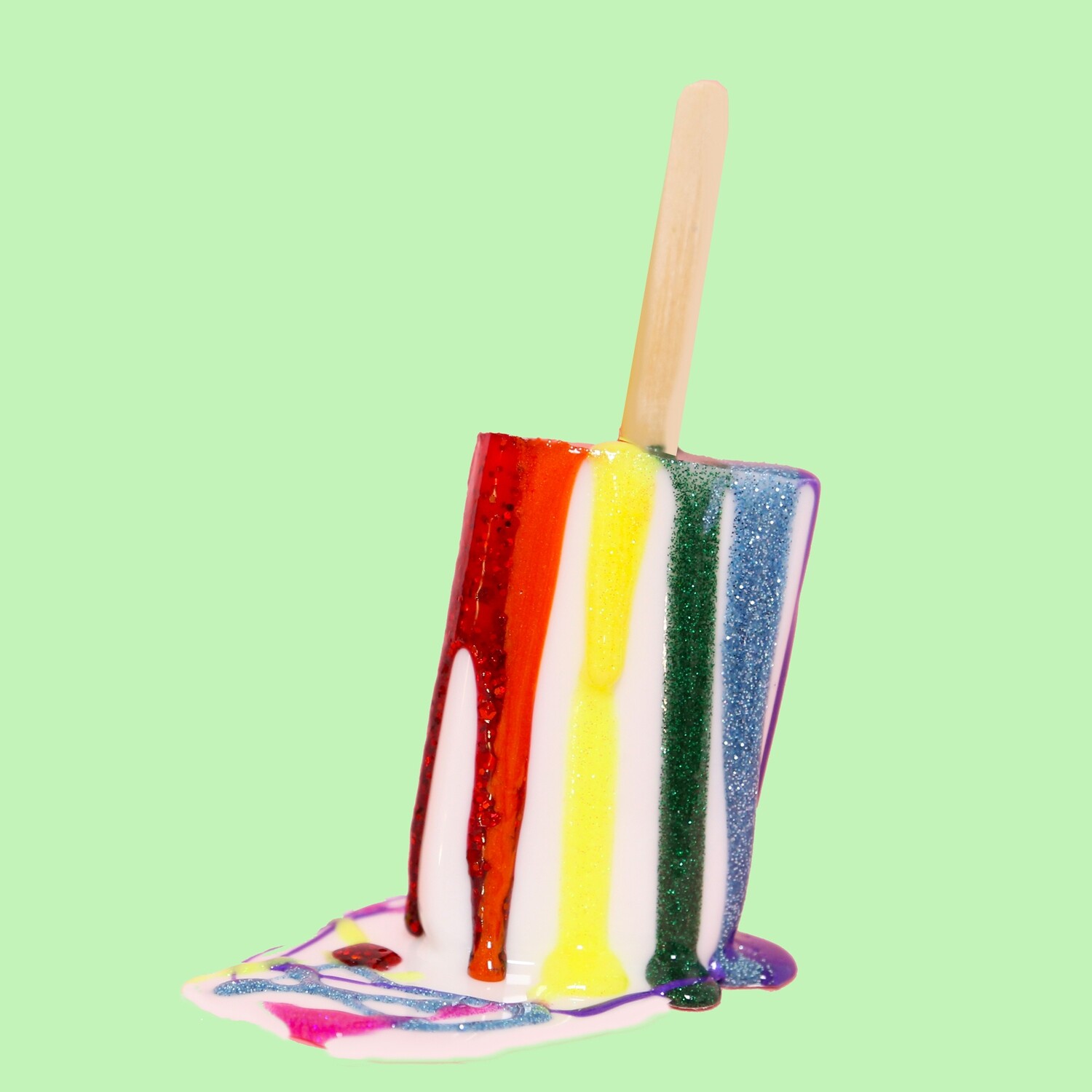 Melting Popsicle Art - Puddle Party - Original Melting Pops