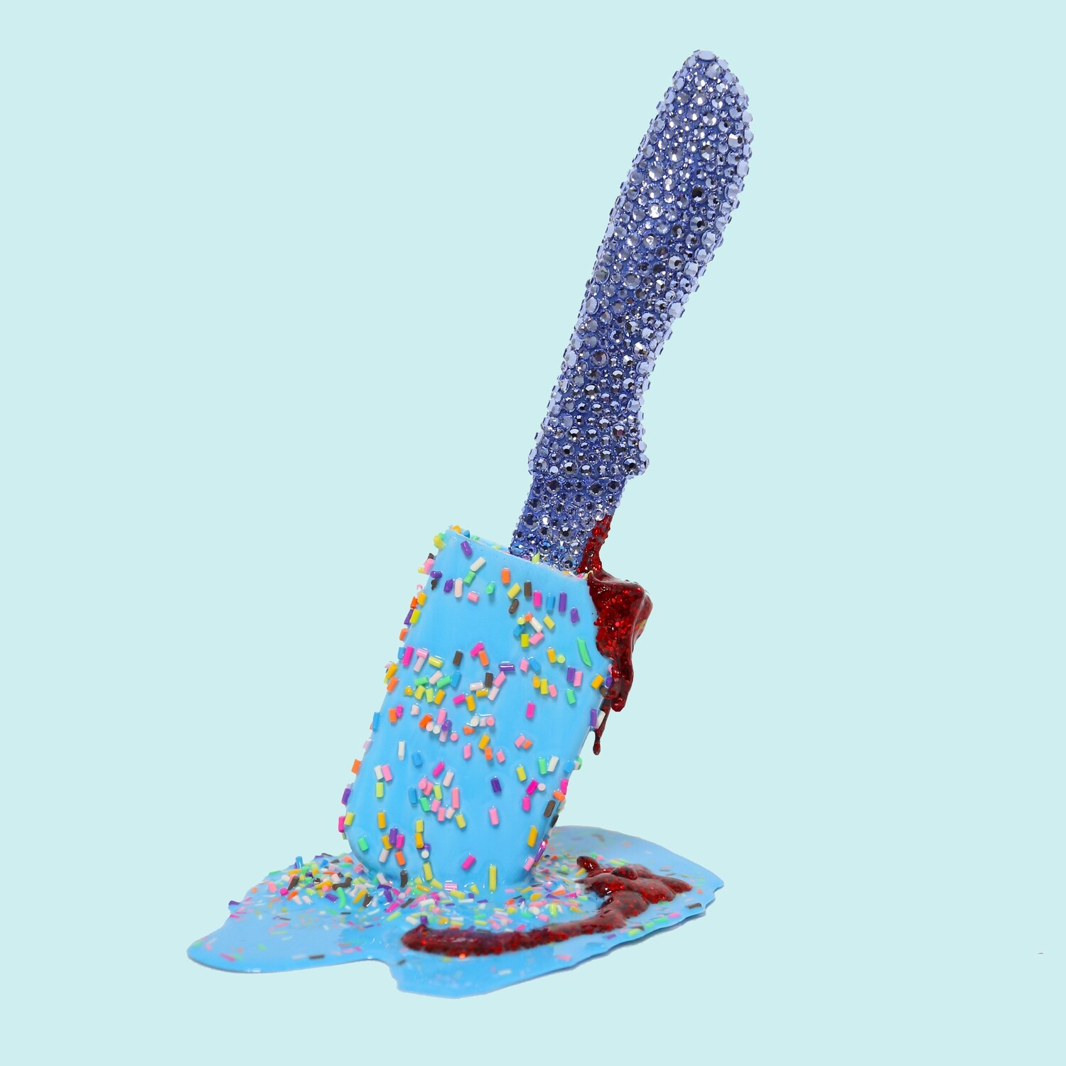 Melting Popsicle Art - Psycho Iced Sprinkle Pop - Original Melting Pops