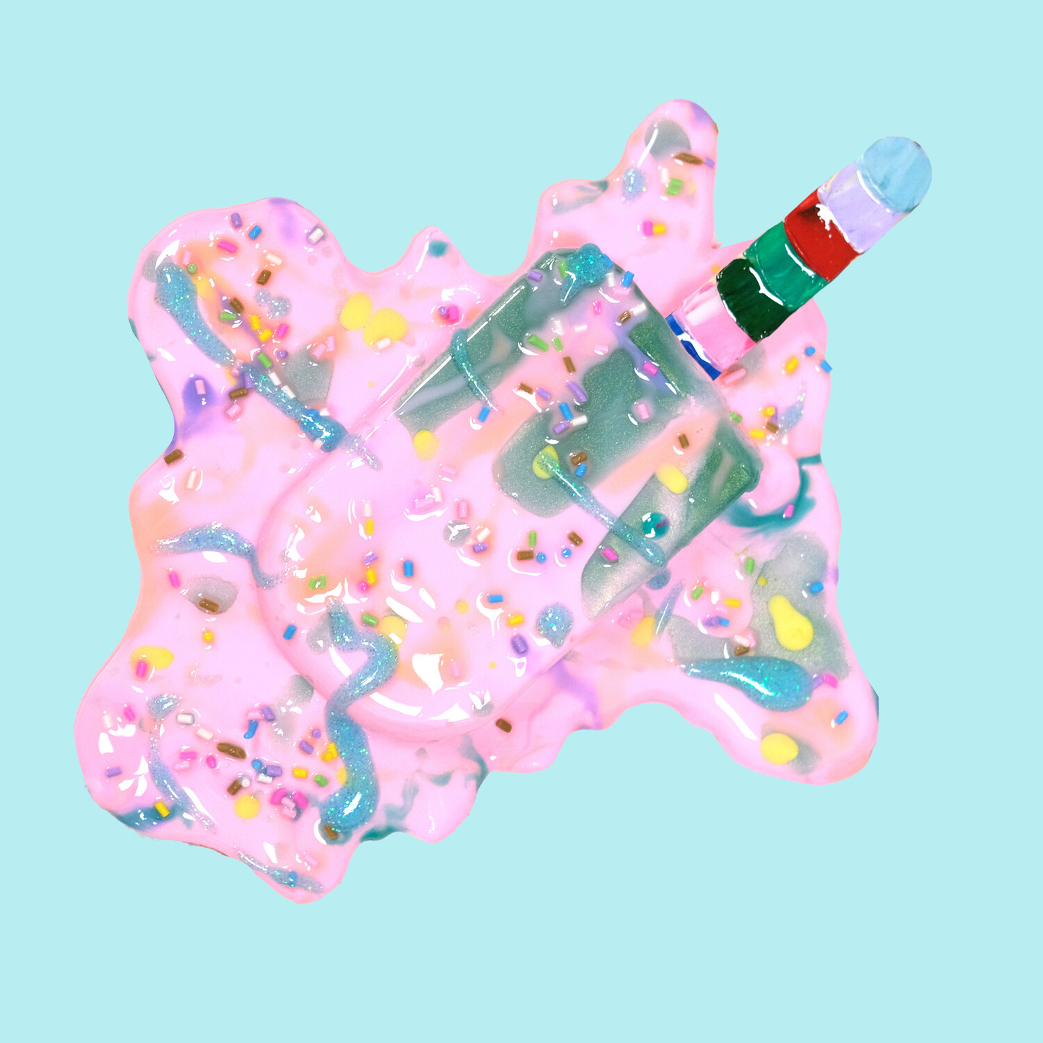 Melting Popsicle Art - Big Sprinkle Fiesta - Original Melting Pops