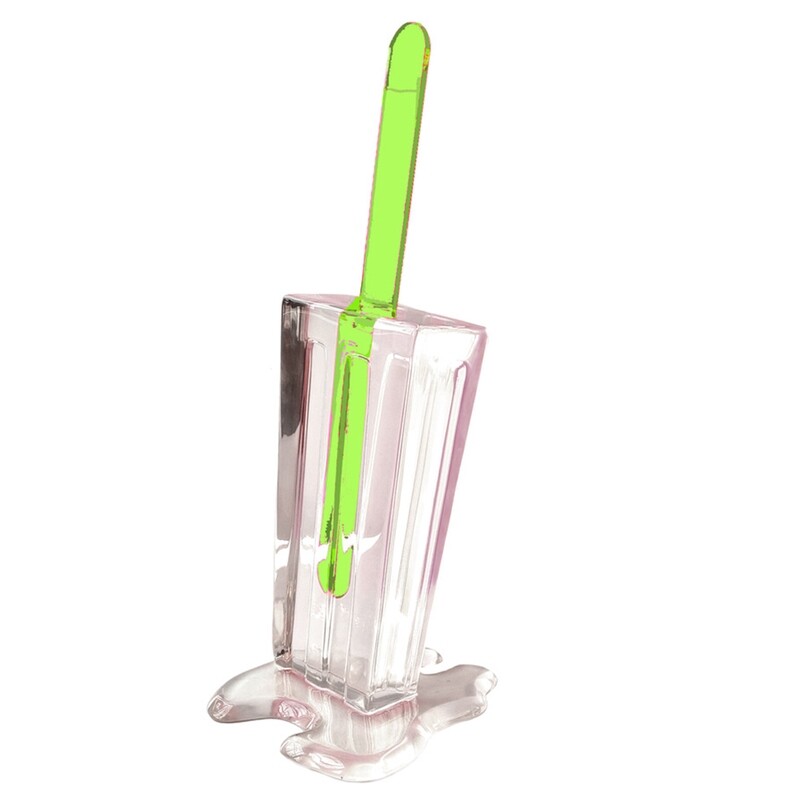 18 inch Crystal Clear Pop GREEN - Original Melting Pops Resin Art