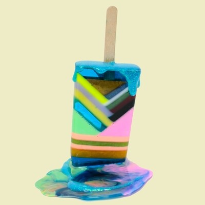 Melting Popsicle Art - Cosmic - Original Melting Pops