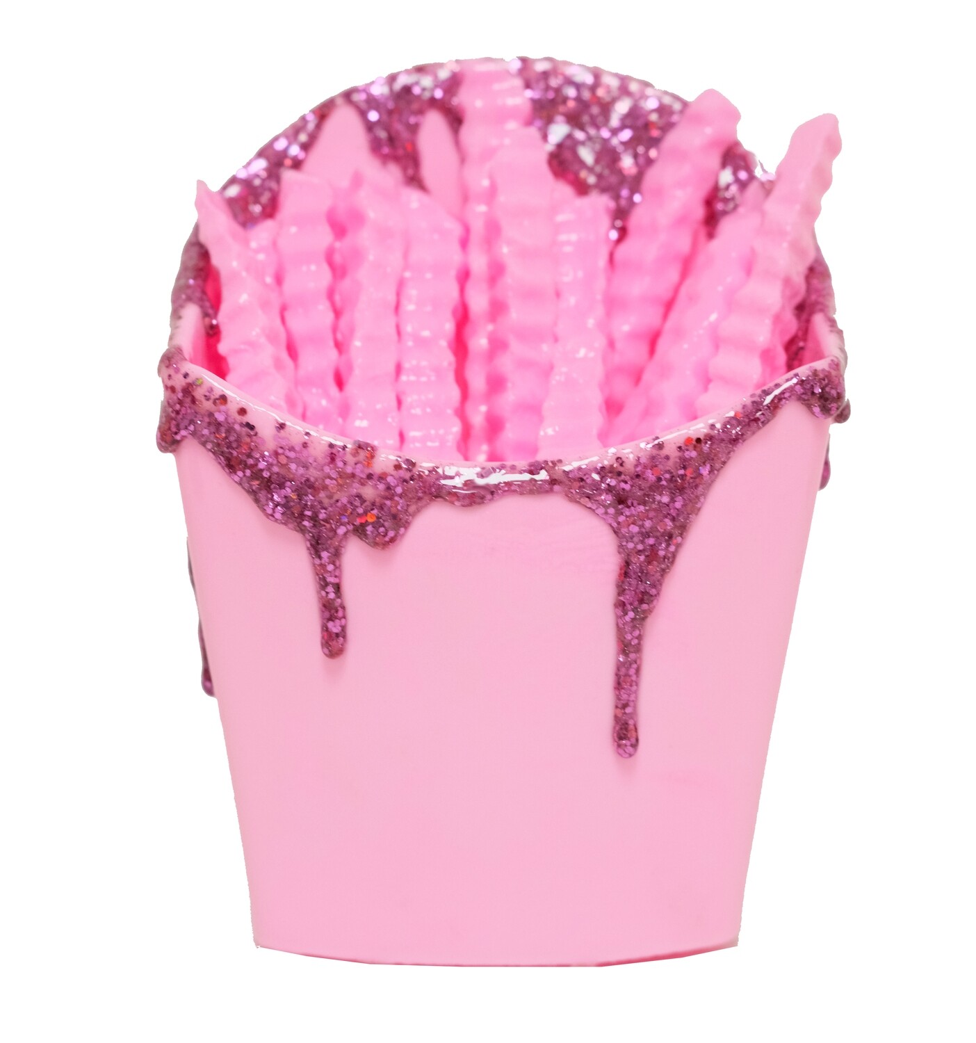 Pink Glitter Fries - Original Melting Pops