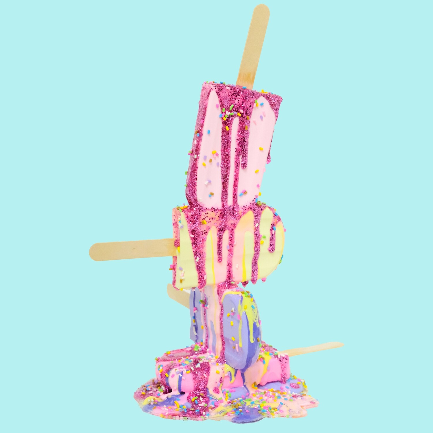 Melting Popsicle Art - Get Happy - Original Melting Pops