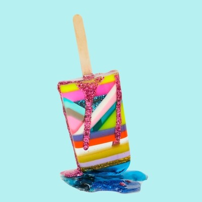 Melting Popsicle Art - Fabulousness - Original Melting Pops