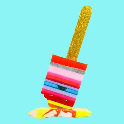 Melting Popsicle Art - Bigger Vibing - Original Melting Pops