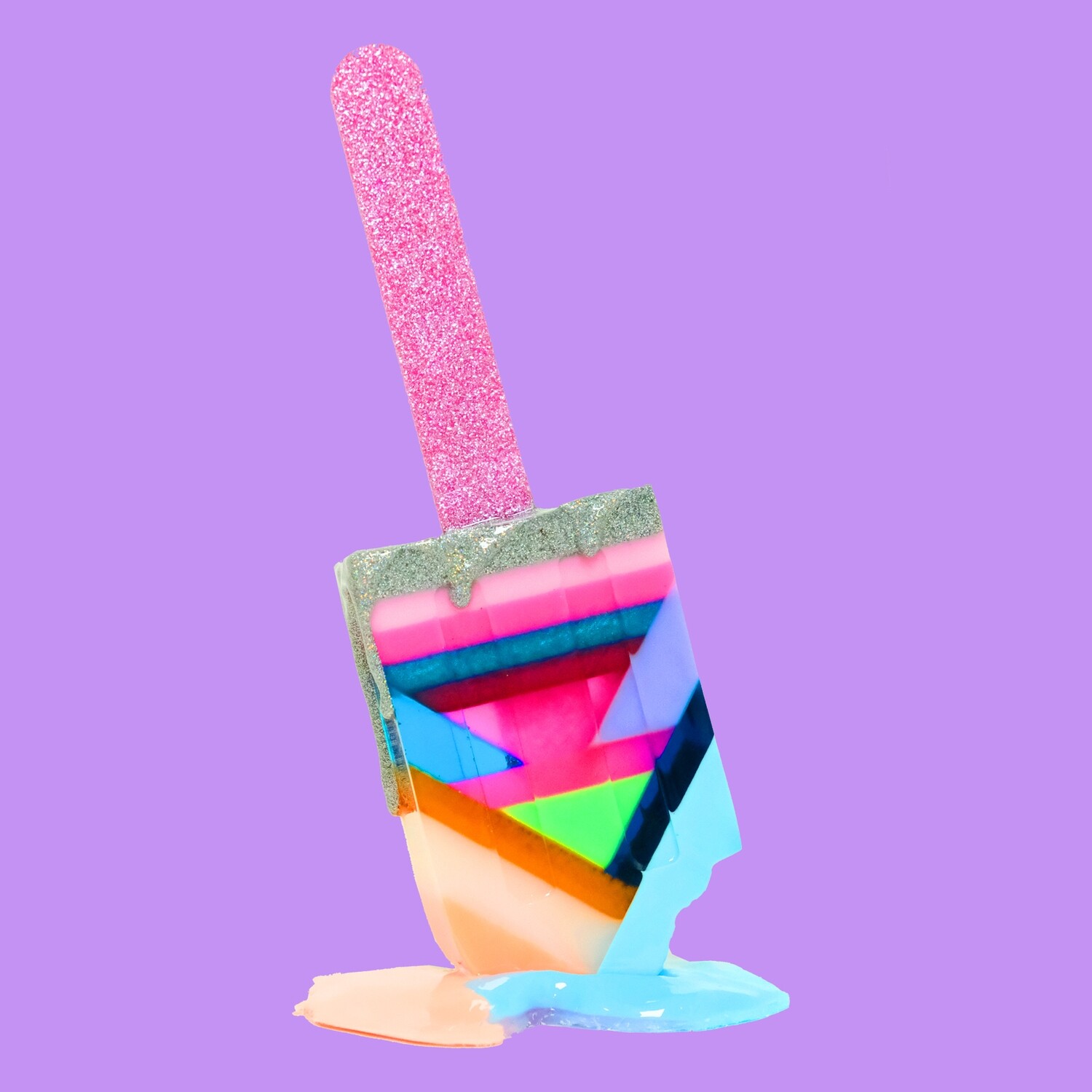 Melting Popsicle Art - Bigger Juicy Pop - Original Melting Pops