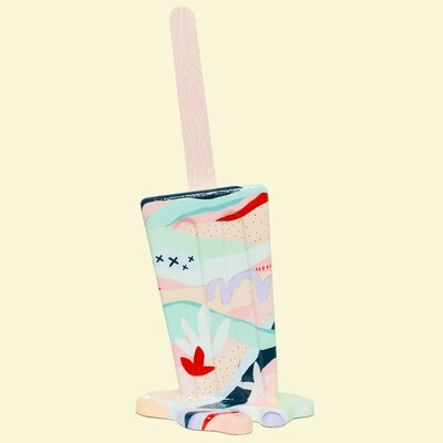 Melting Popsicle Art - 20" Desert Princess - Original Melting Pops