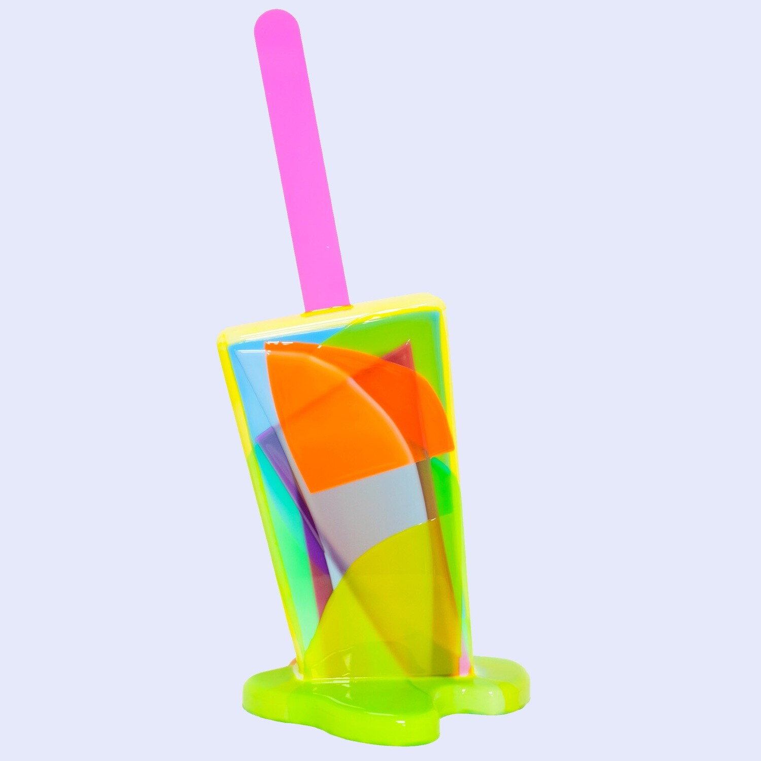20" Vivid Infusion - Original Melting Pops - Melting Popsicle Resin Art