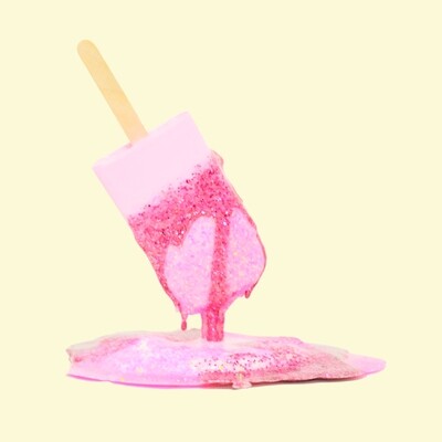 Melting Popsicle Art - PREORDER - Pink Driptastic - Original Melting Pops