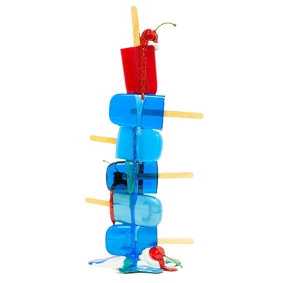 Melting Popsicle Art - Fluid Hearts 1 - Original Melting Pops