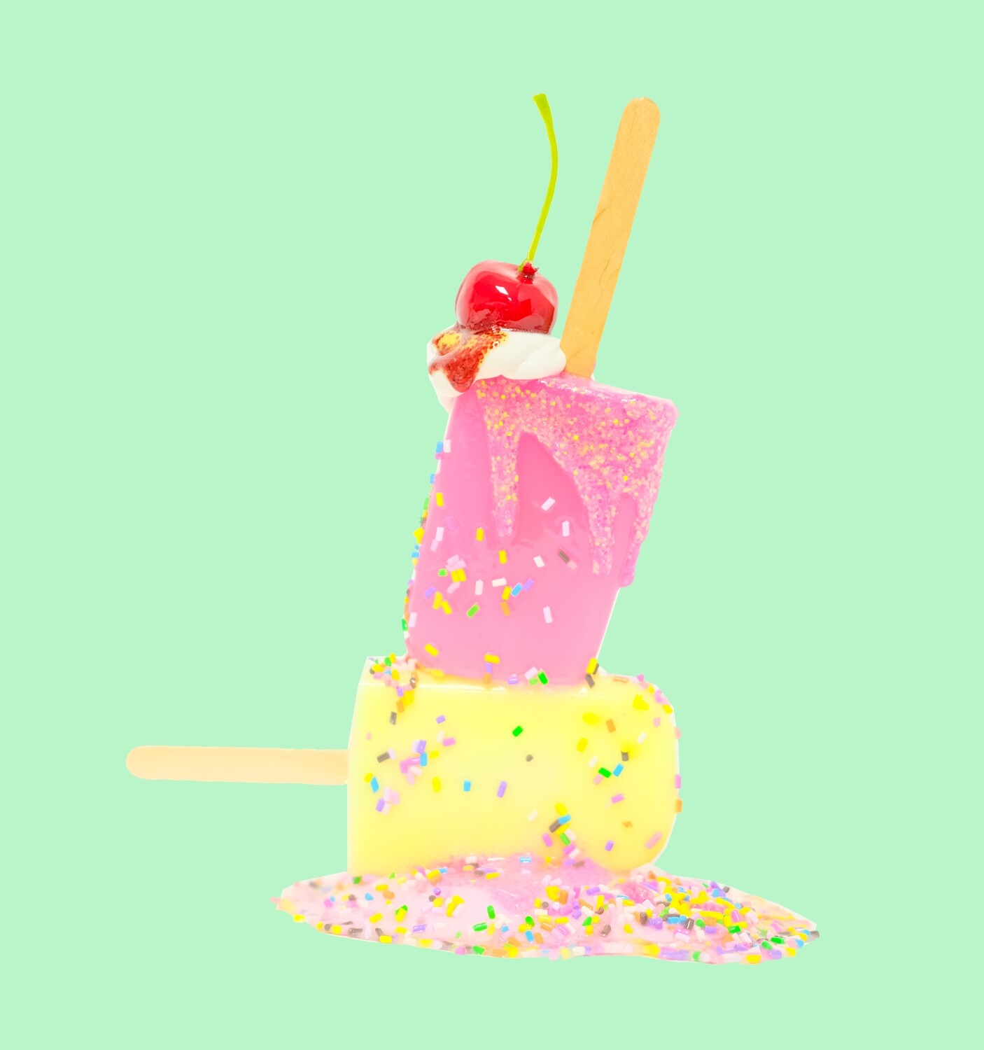 Summer Daze - Original Melting Pops - Melting Popsicle Resin Art