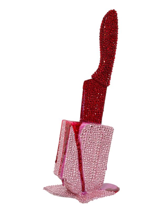 Pink Swarovski Knifesicle