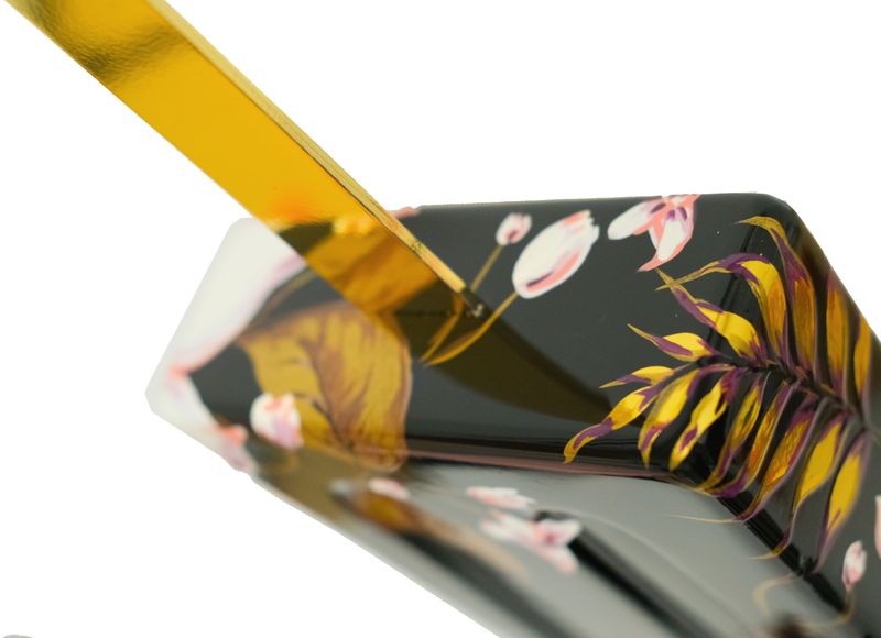 20 inch Fleurs Noir - Original Melting Pops Resin Art