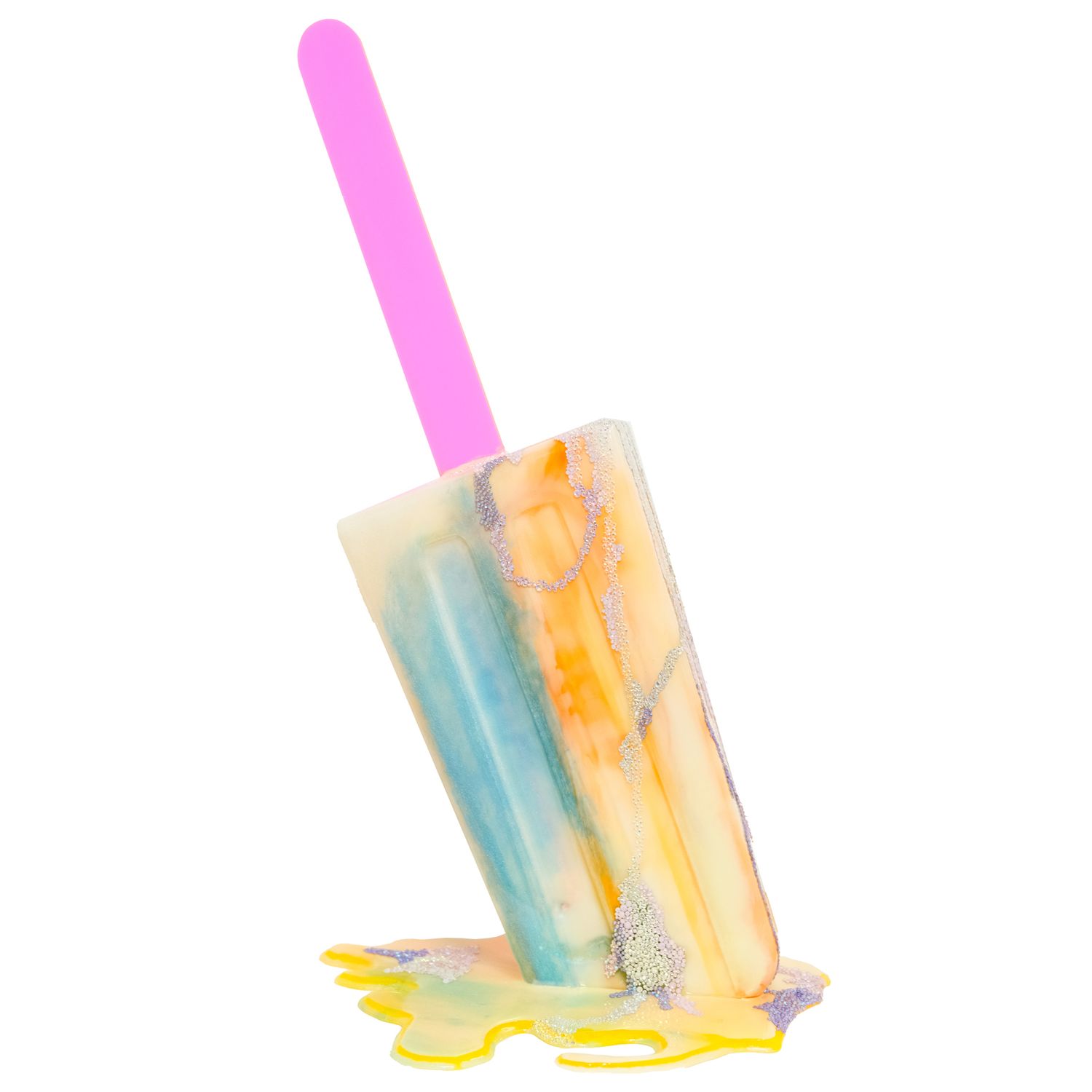 26” Crystal Veil - Original Melting Pops Resin Art