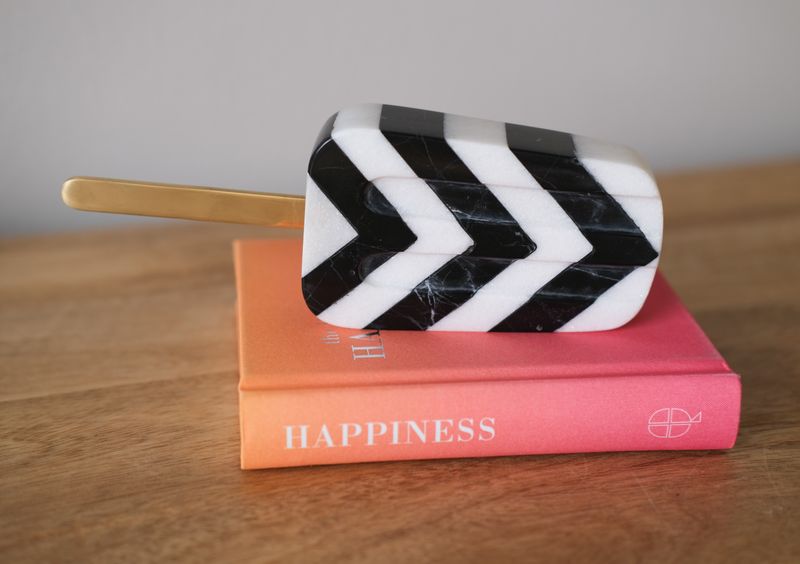 6 inch Chevron Pop 7 Stripe - Original Melting Pops Art