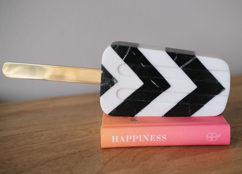 10 inch Chevron Pop 6 Stripe - Original Melting Pops Art