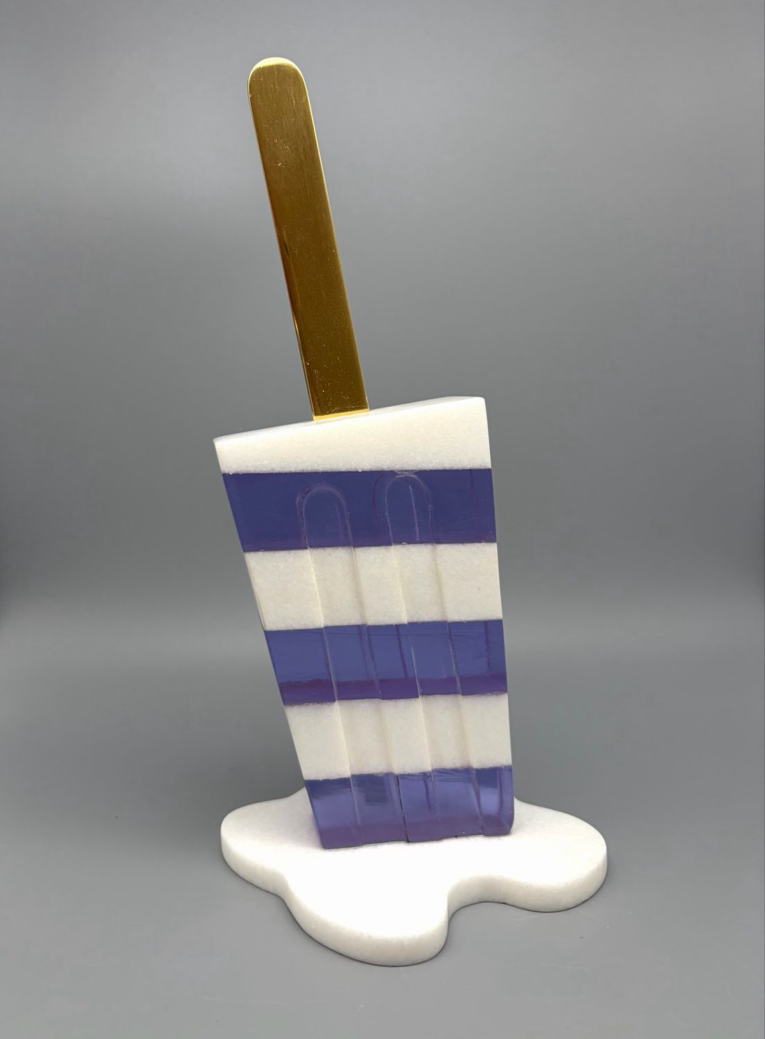 10 inch Amethyst Kiss Pop - Melting Pops Art
