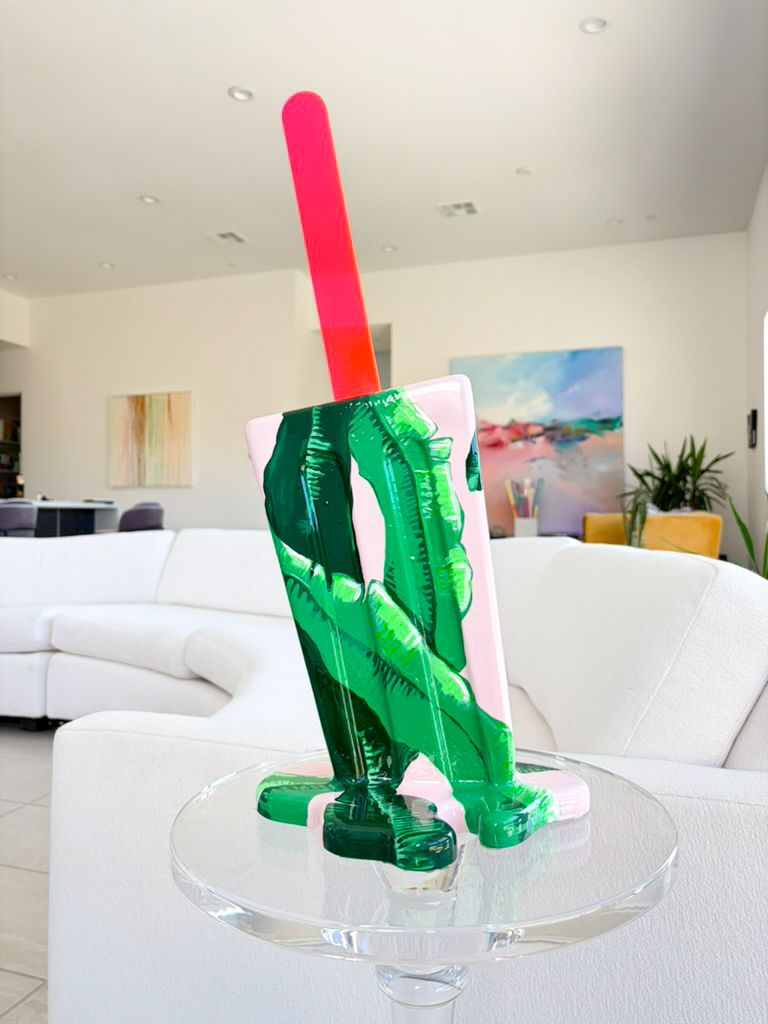 20 inch Golden Girl - Original Melting Pops Resin Art