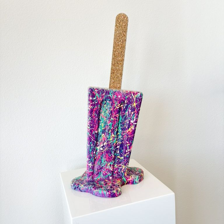18 inch She’s A Maniac - Original Melting Pops Resin Art