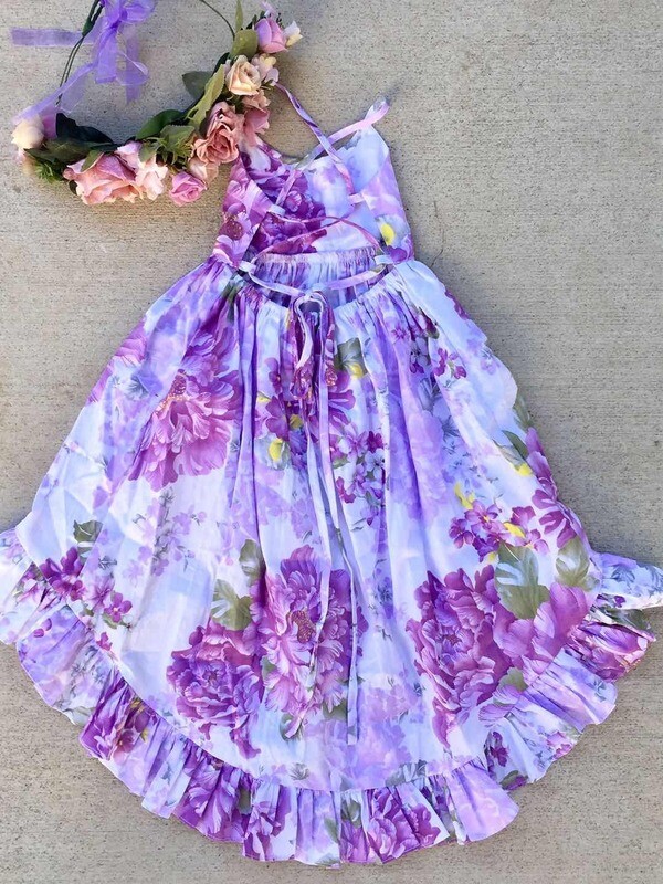 girls flowery dress