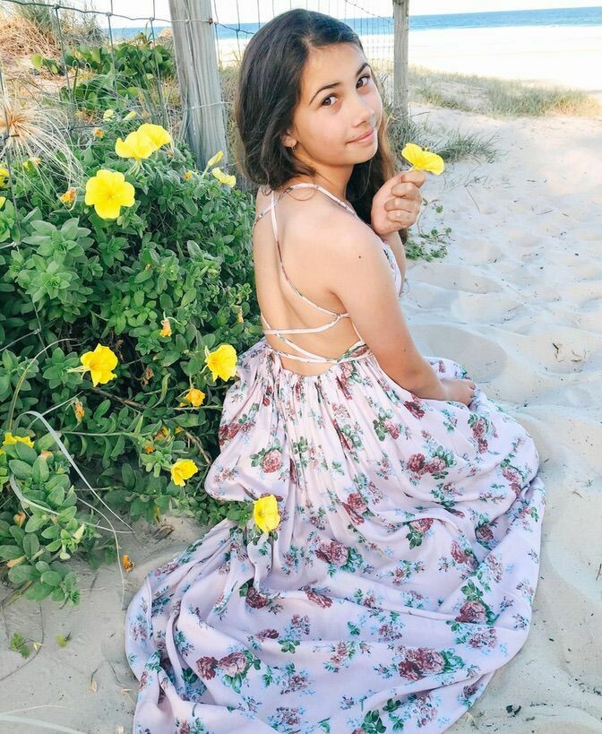 girls high low dress